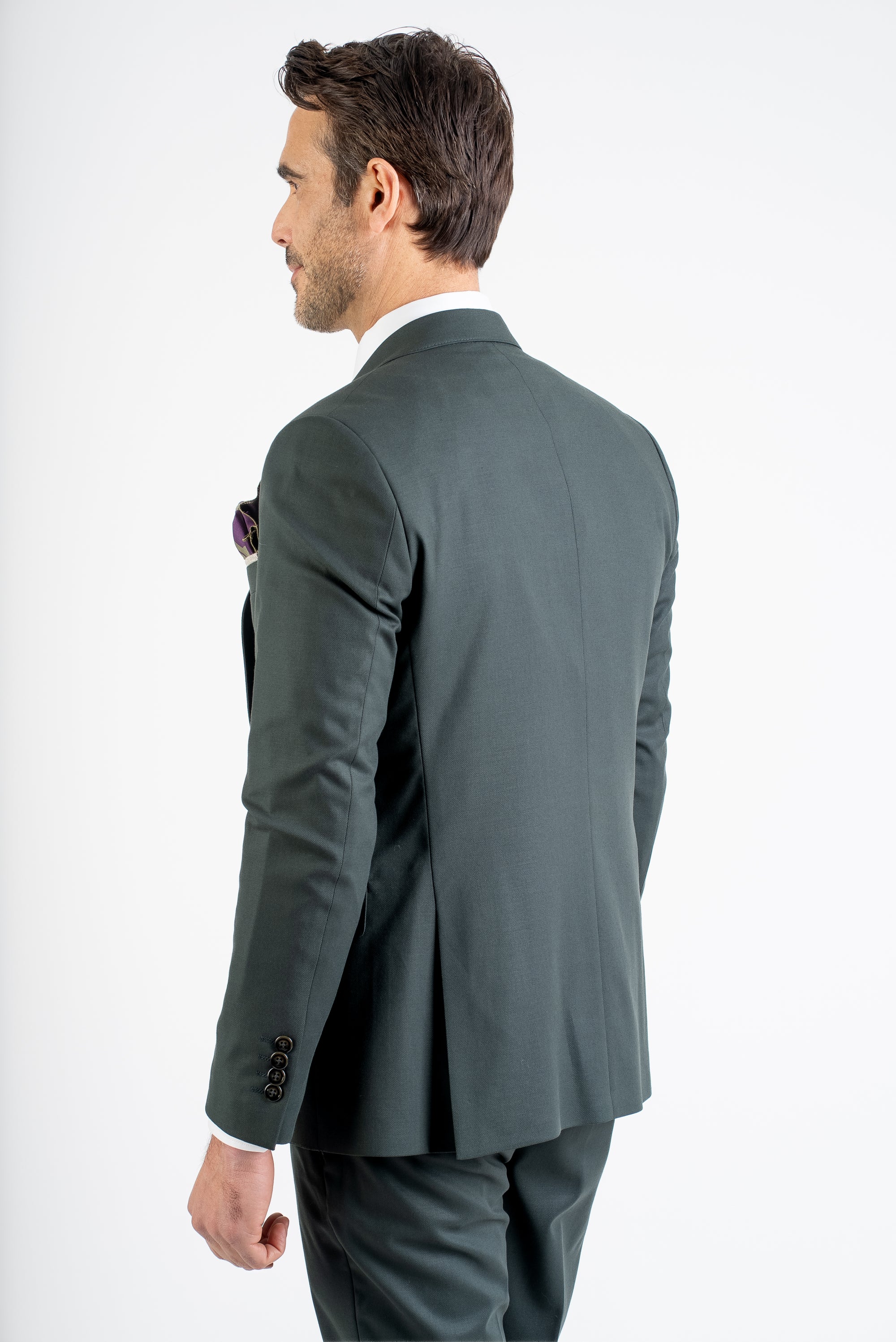 Elegant Slim Fit Green Suit