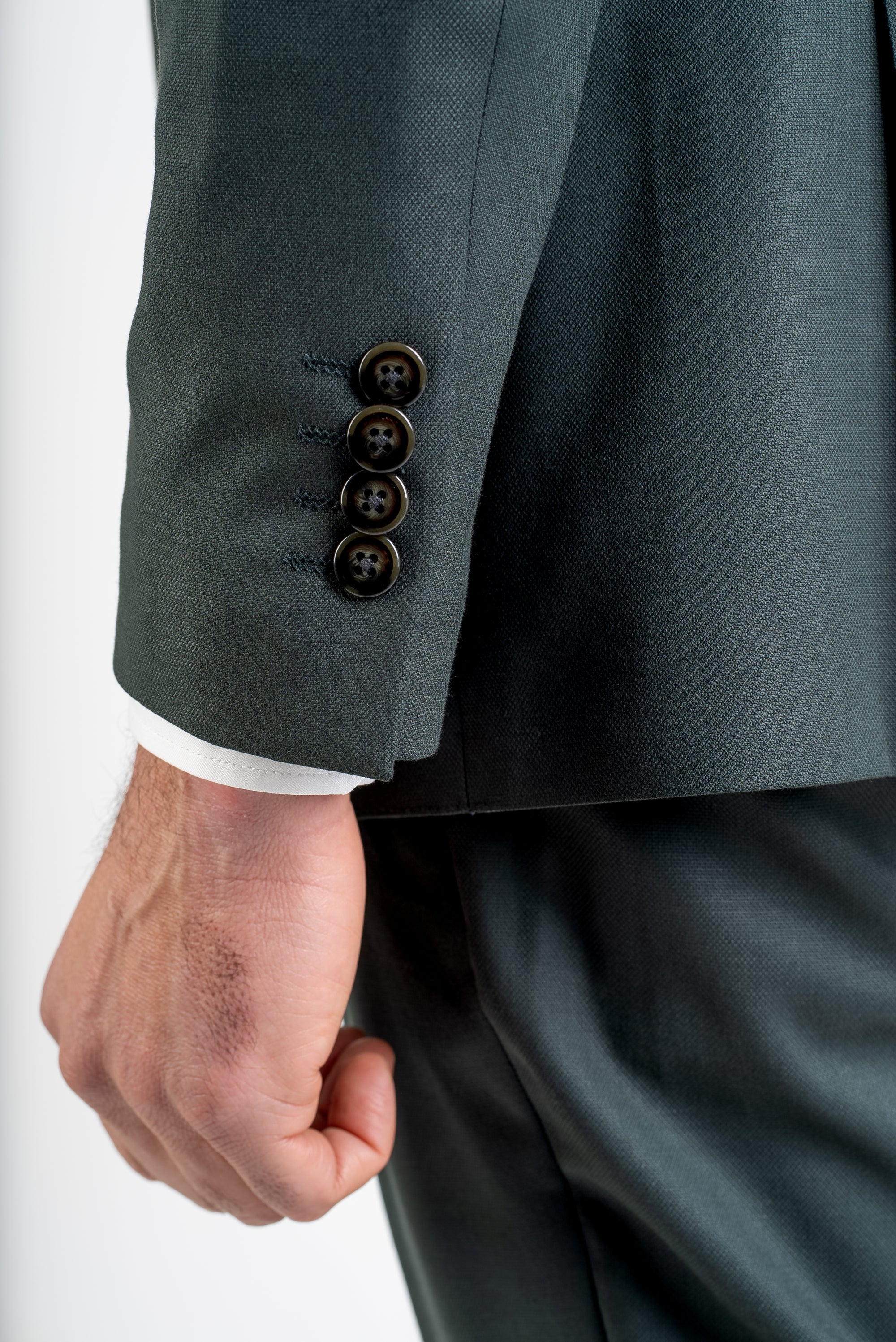 Elegant Slim Fit Green Suit