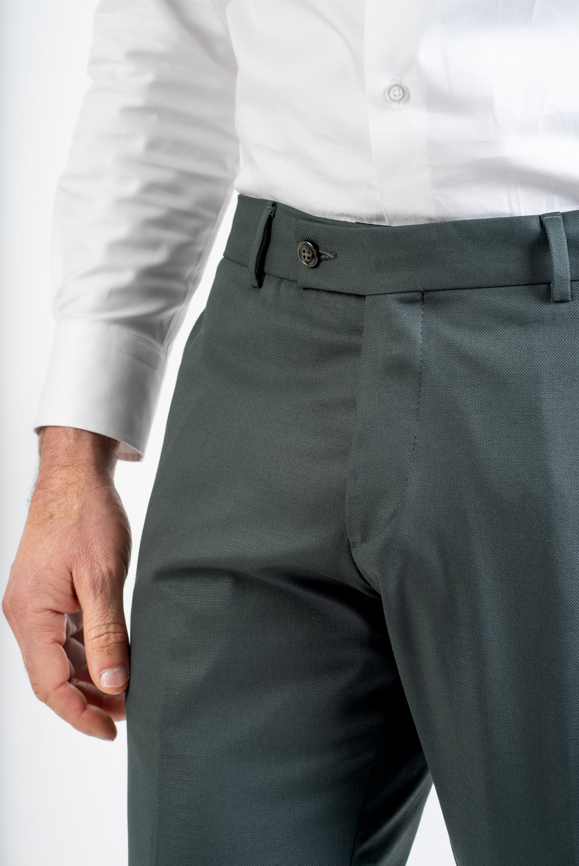 Elegant Slim Fit Green Suit