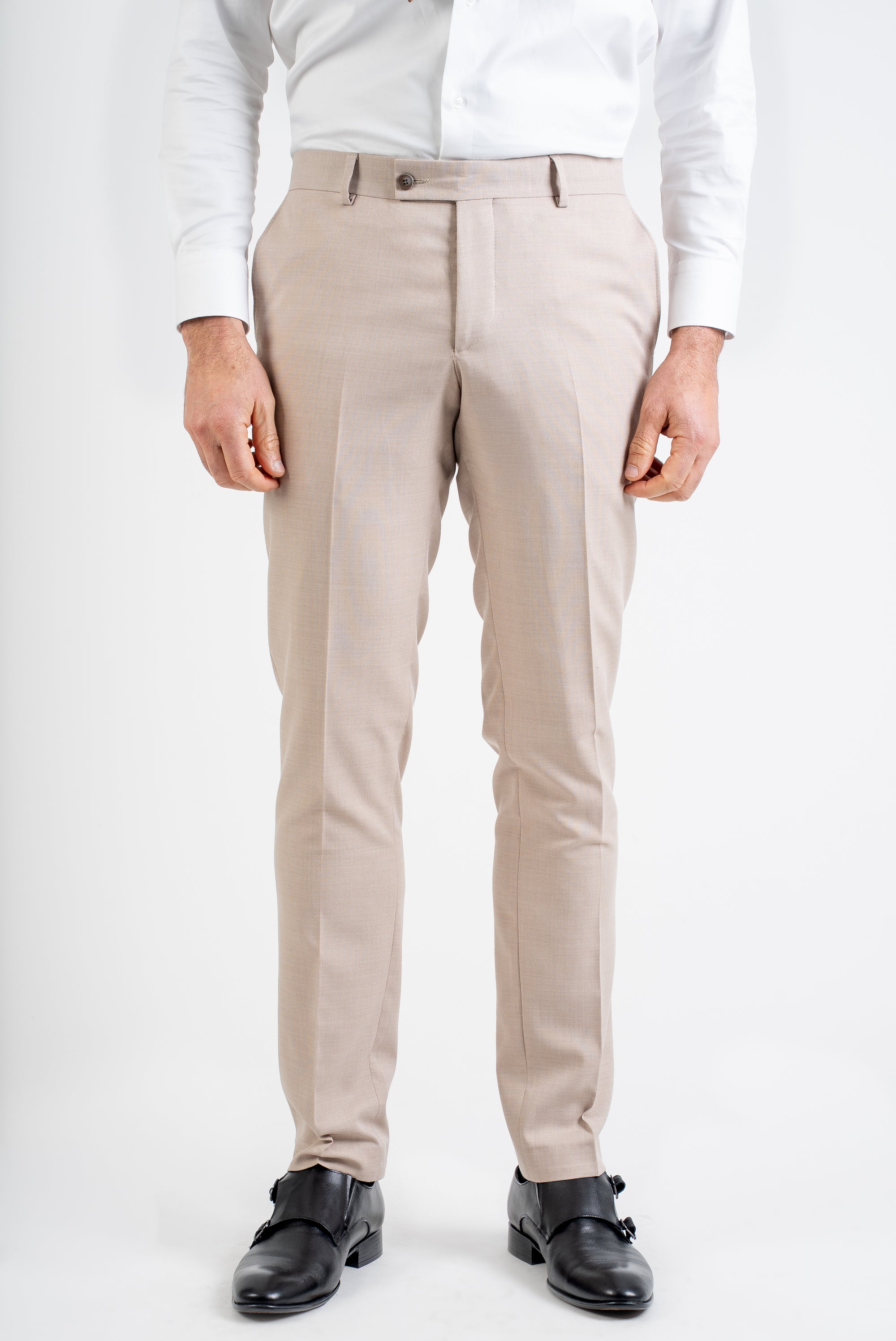 Gabetti Elegant Slim Fit Beige Suit