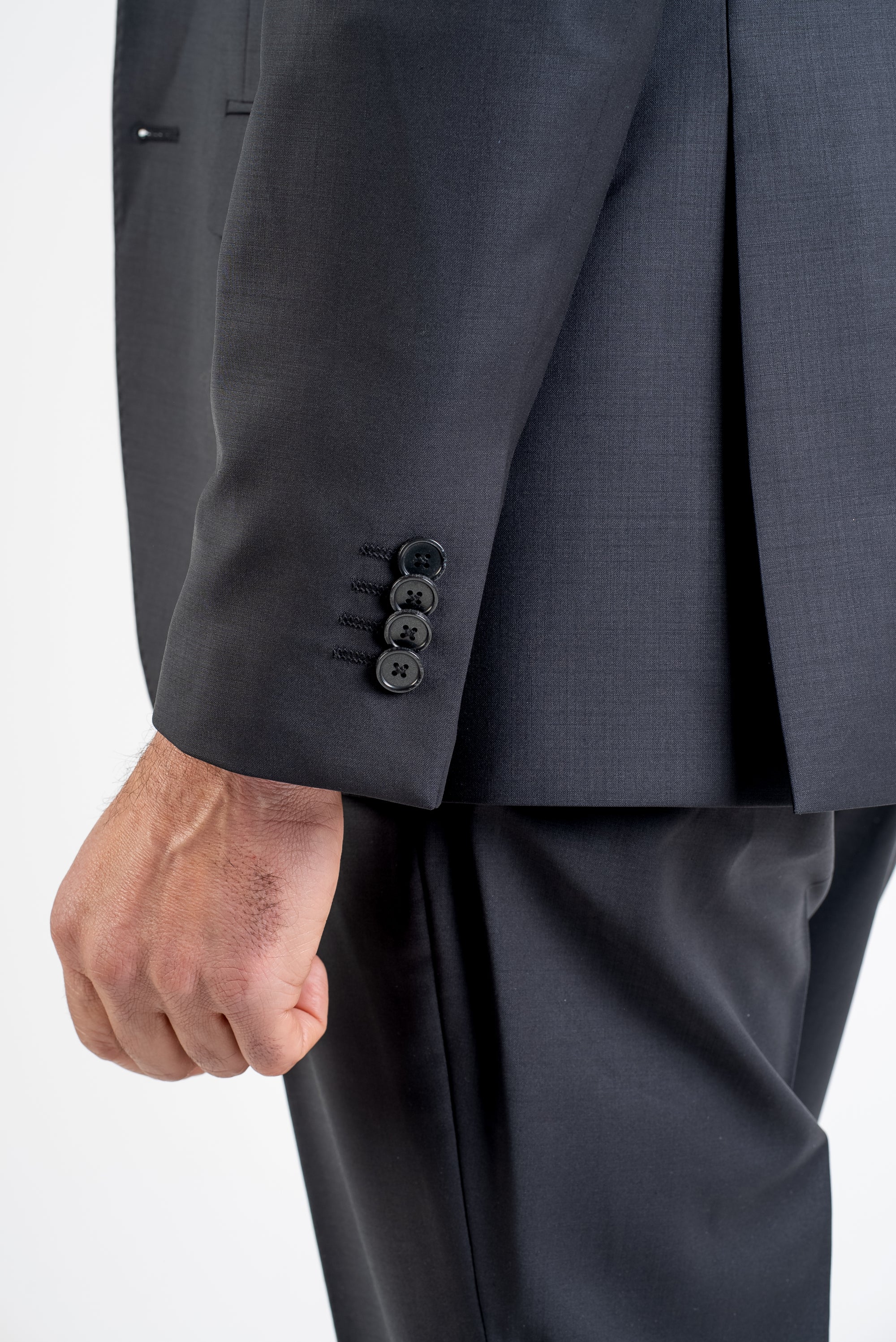 Elegant Charcoal Grey Suit