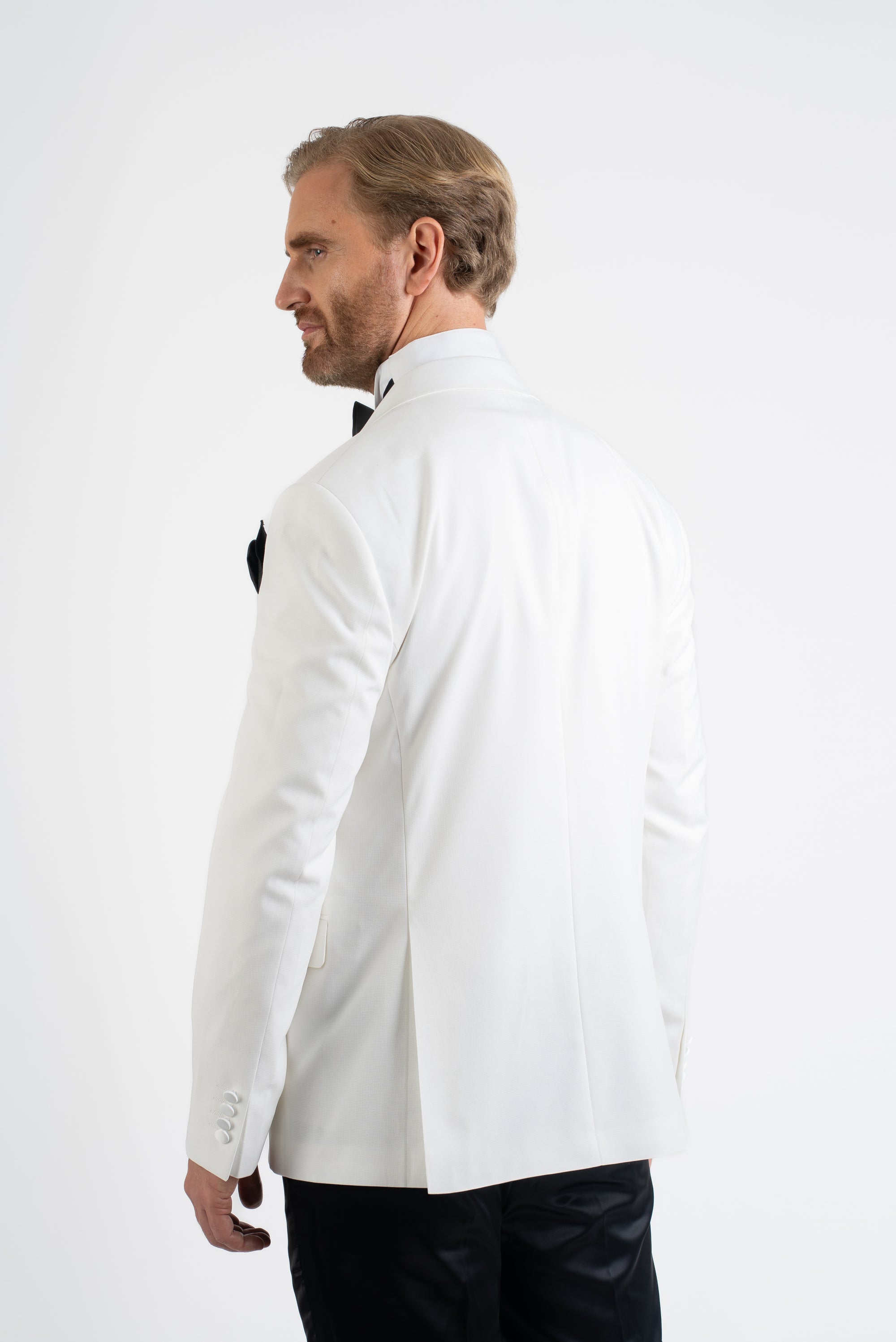 White Tailored Fit  Double Breasted Suits