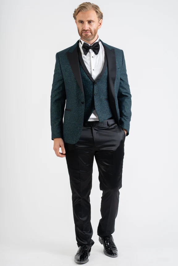 Three Piece Tuxedo Green