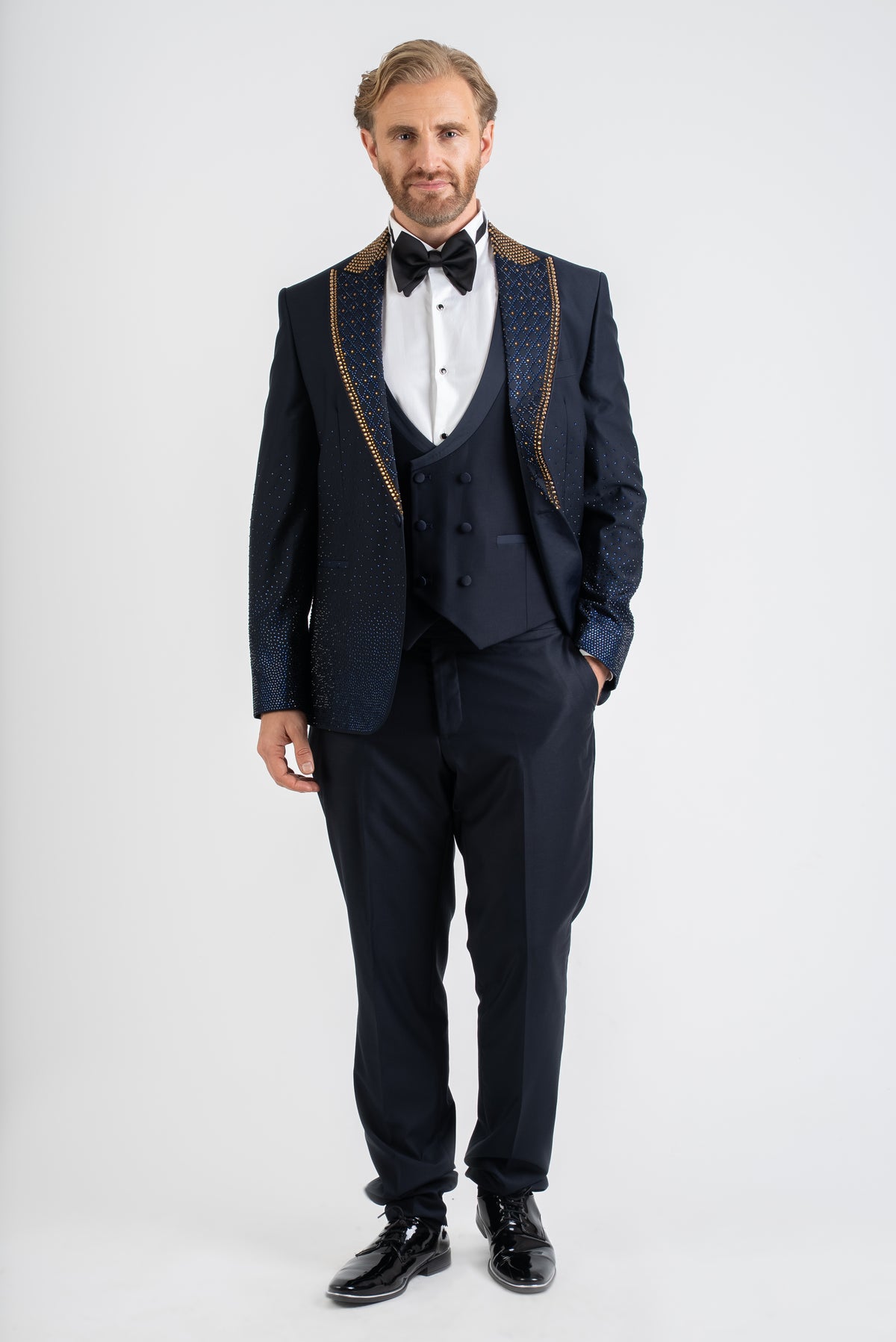 Glitter Three Piece Tuxedo
