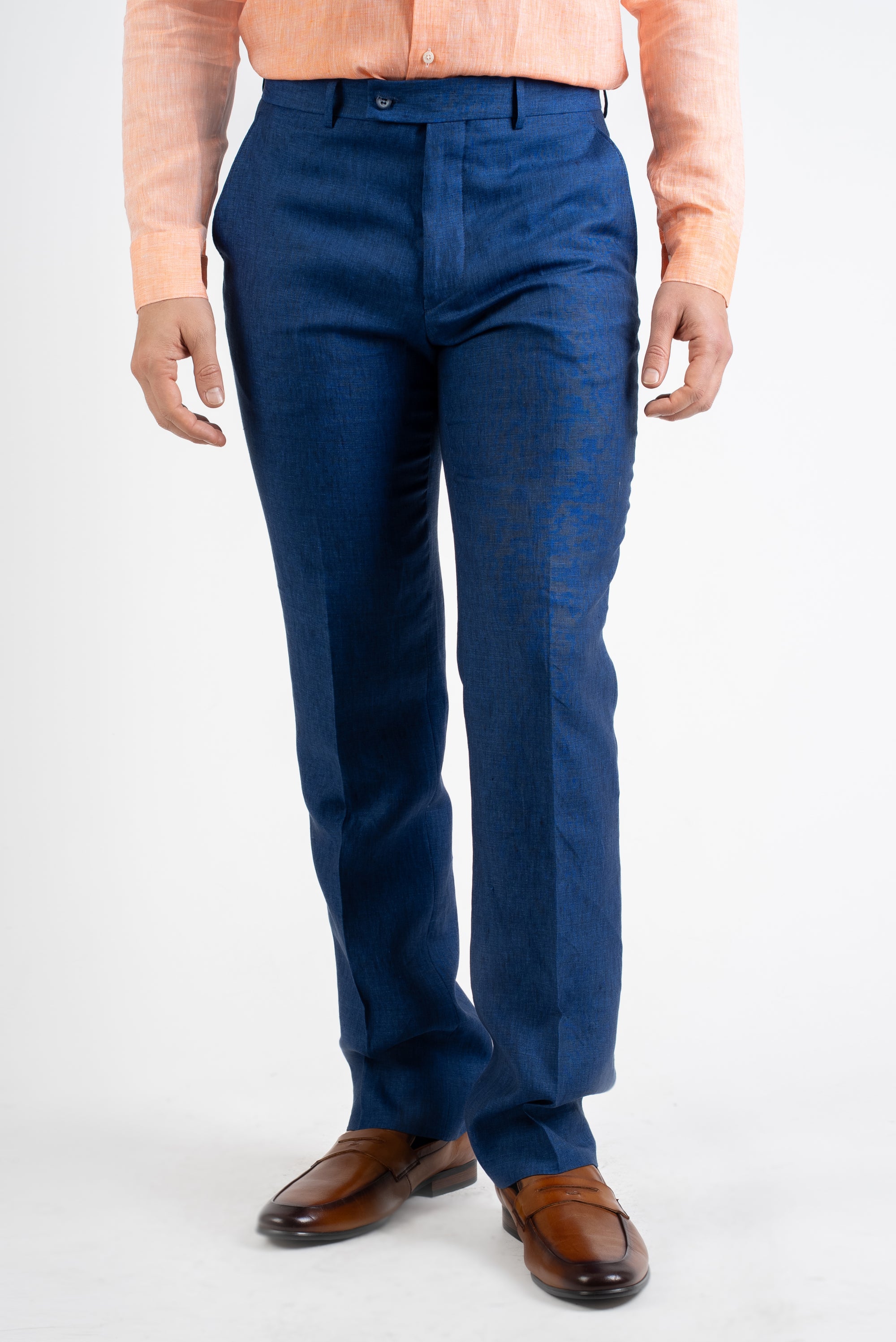 Linen Blue Suit