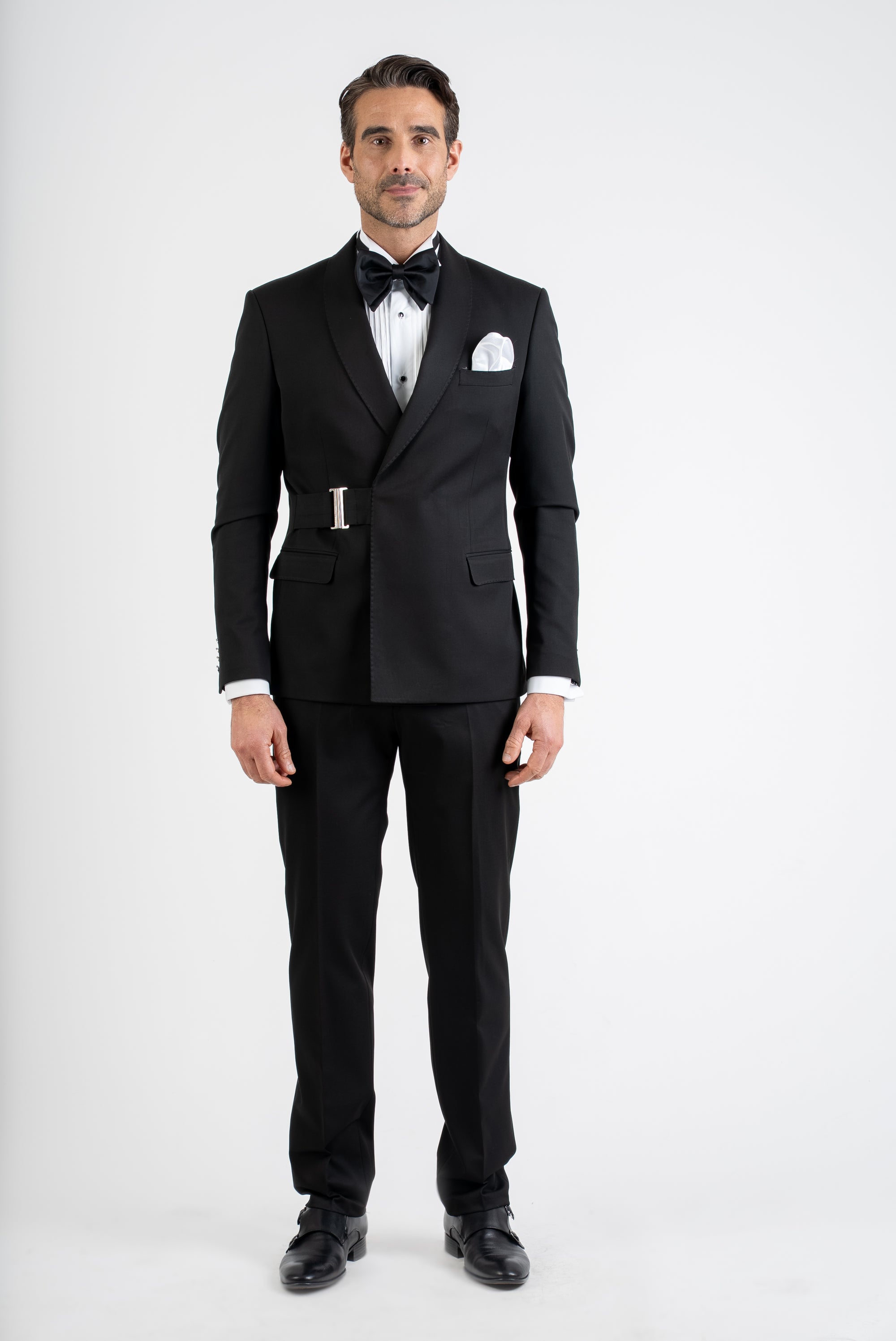 Black Two-Piece Men’s Suit  Premium Jacket & Trousers Set