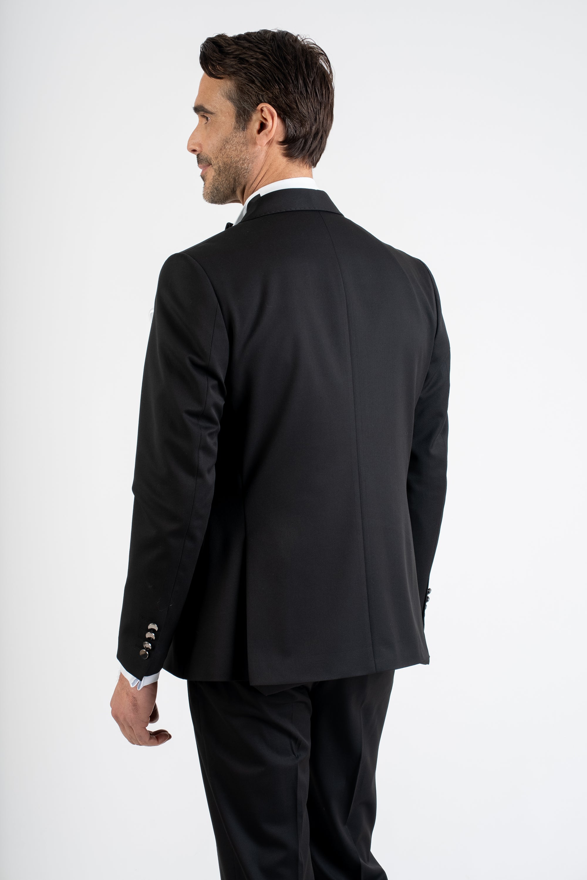 Black Two-Piece Men’s Suit  Premium Jacket & Trousers Set