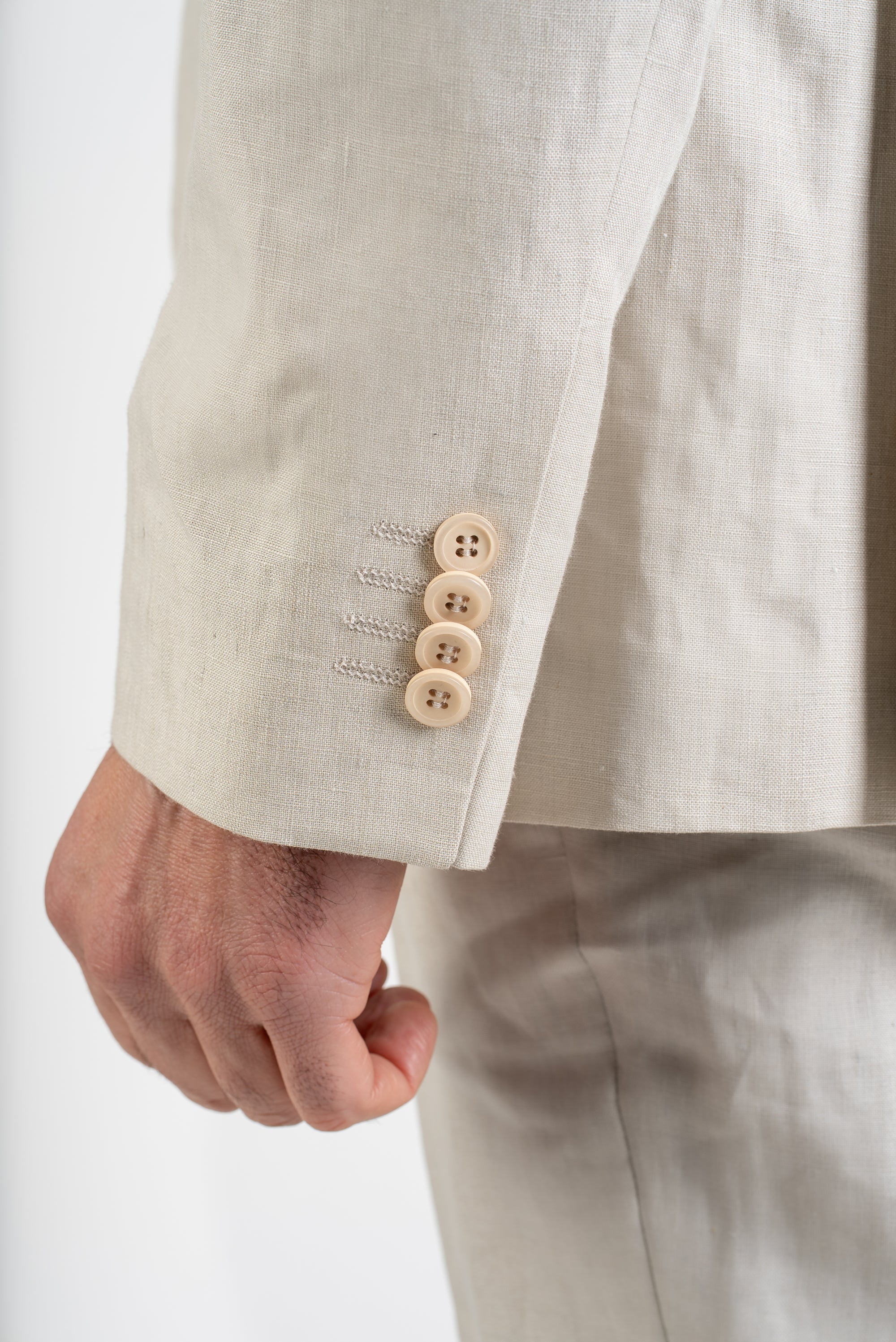 Beige Linen Suit Elegance