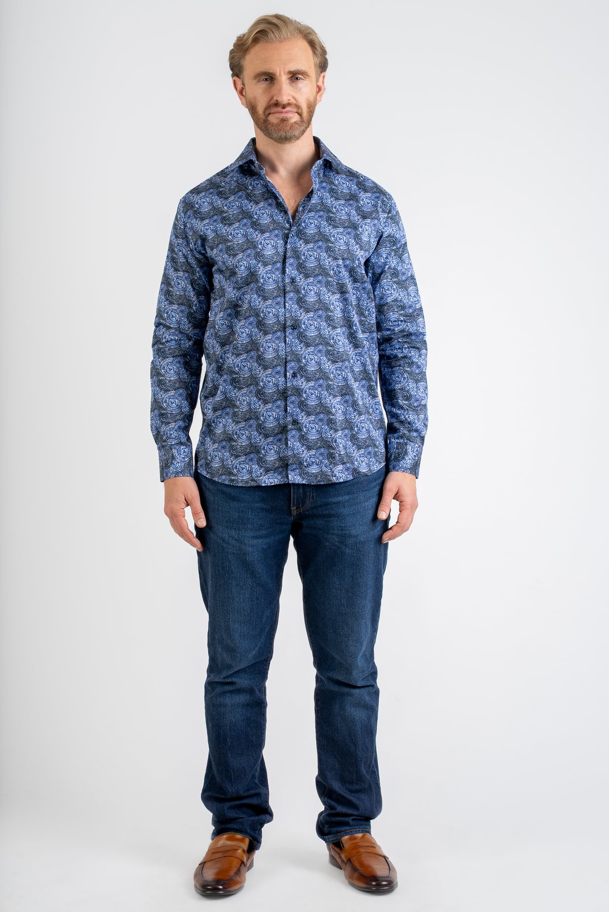 Men’s Patterned Tailor Fit Shirt