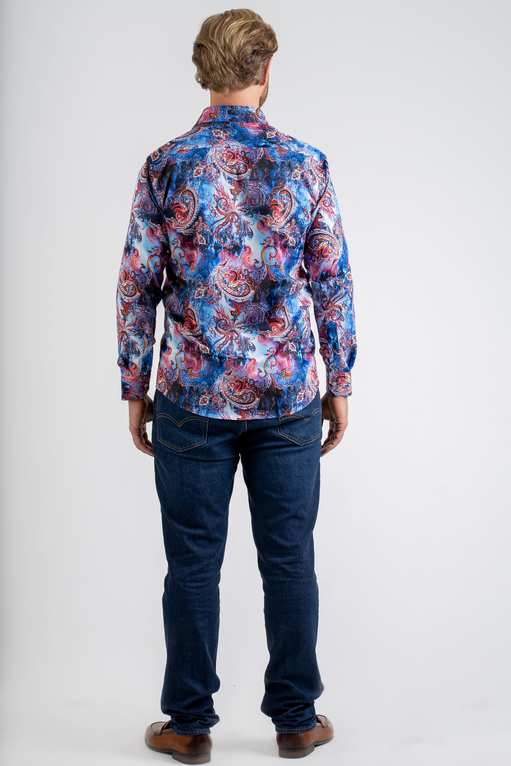 Men’s Patterned Shirt Tailored Fit