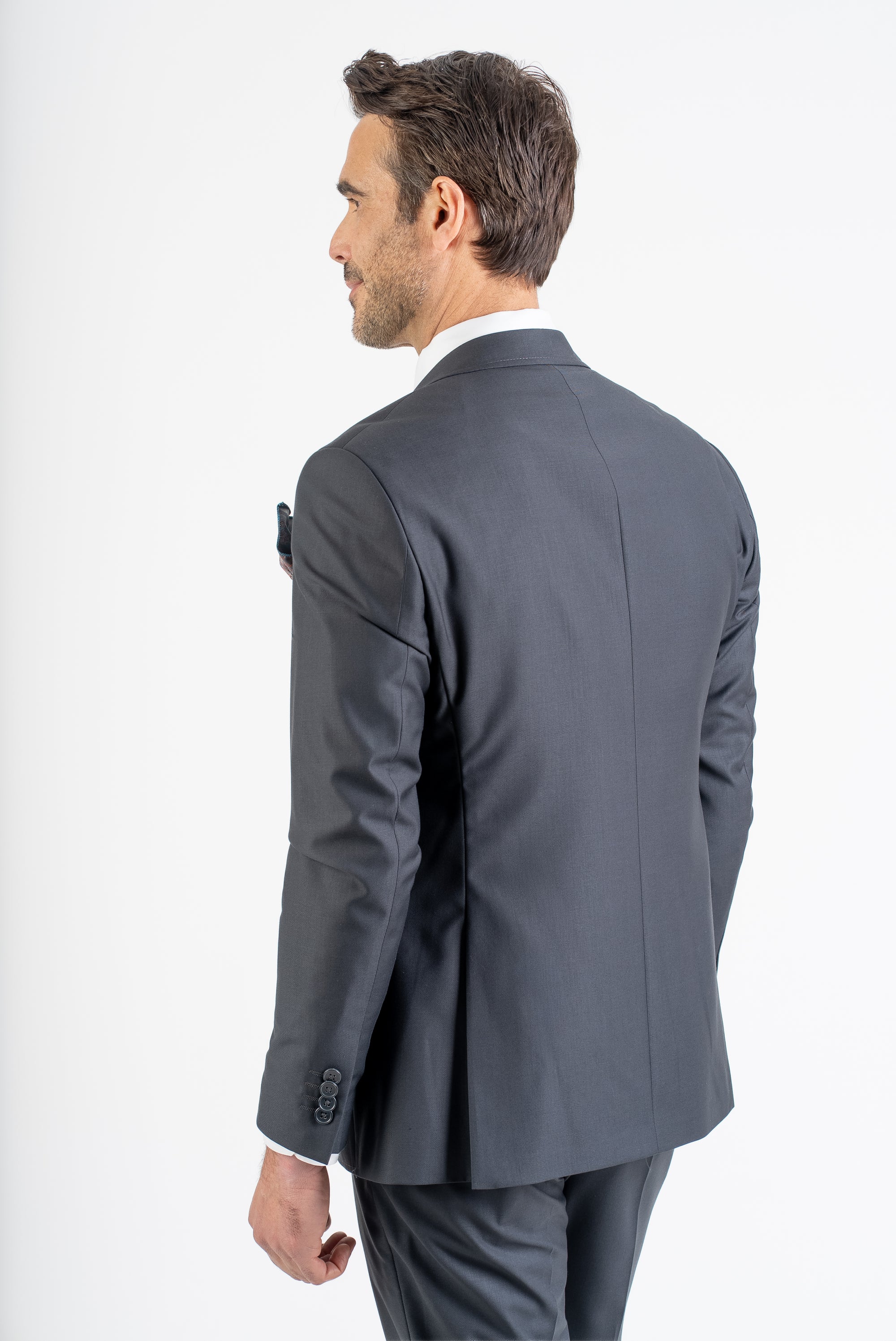 Luxury Slim Fit Dark Gray Suit