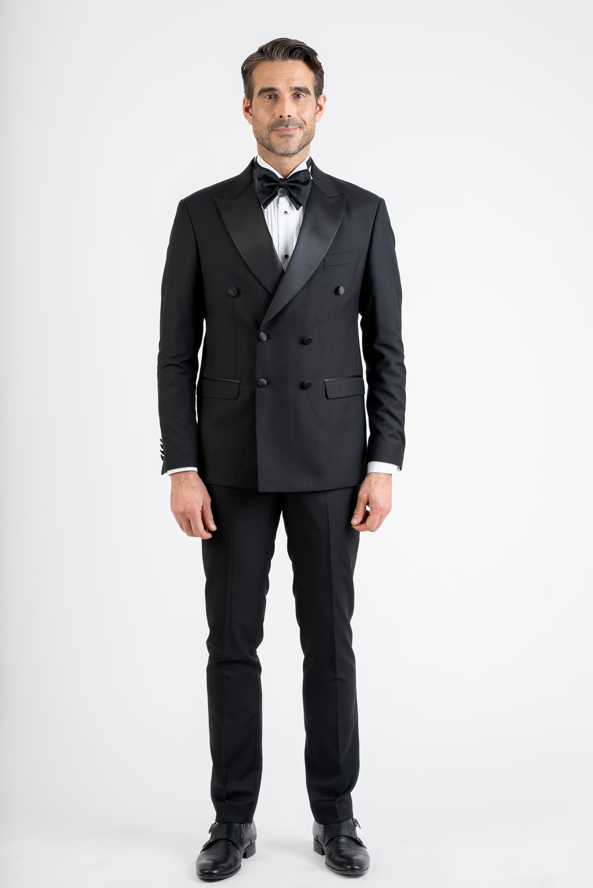 Black Double Breasted Dinner Suit